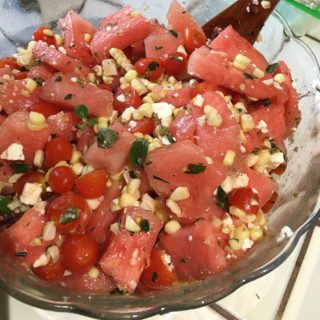 Summer Recipe: Watermelon, Corn and Tomato Salad