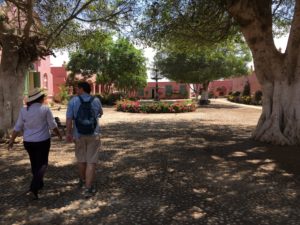 Jeff and Donna take a guided tour of Tacama.