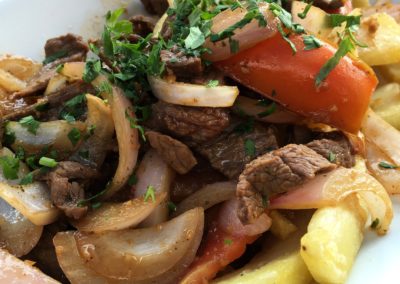 Lunch, Lomo Saltado